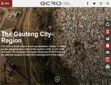 Tablet Screenshot of gcro.ac.za